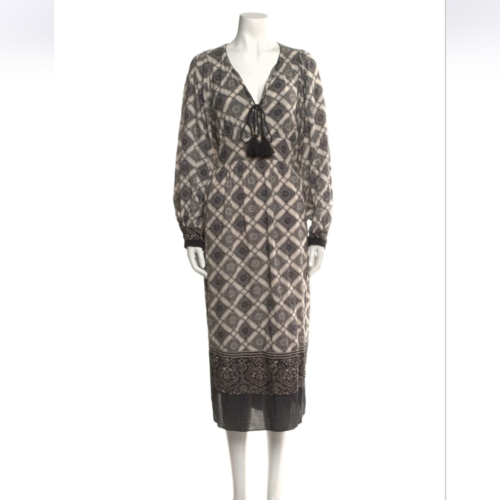 FIGUE boho Midi Nova Dress. Large